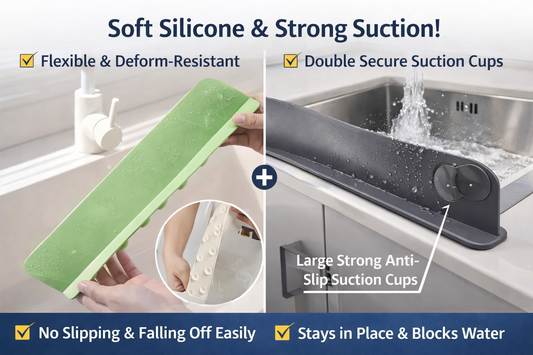 Large Size Silicone Sink Splash Guard – Waterproof Kitchen Faucet Mat